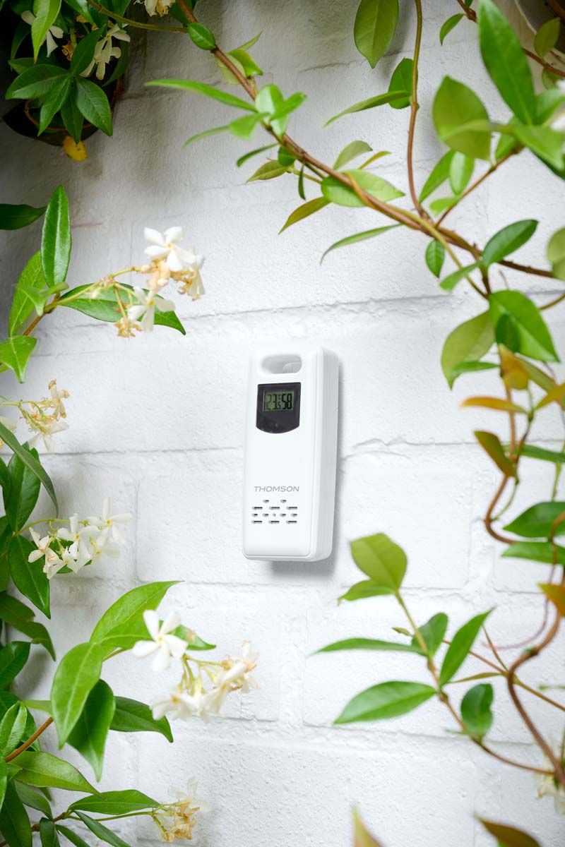 Enceinte & Station météo blanche