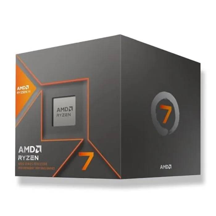 AMD Ryzen 7 Processeur Radeon Graphique Intégré Ryzen AI 8 Cœurs16 Threads DTP Socket AM5 Cache 24MO jusqu'à 5.1Ghz Fréquence Boost Ventilateur Wraith Stealth