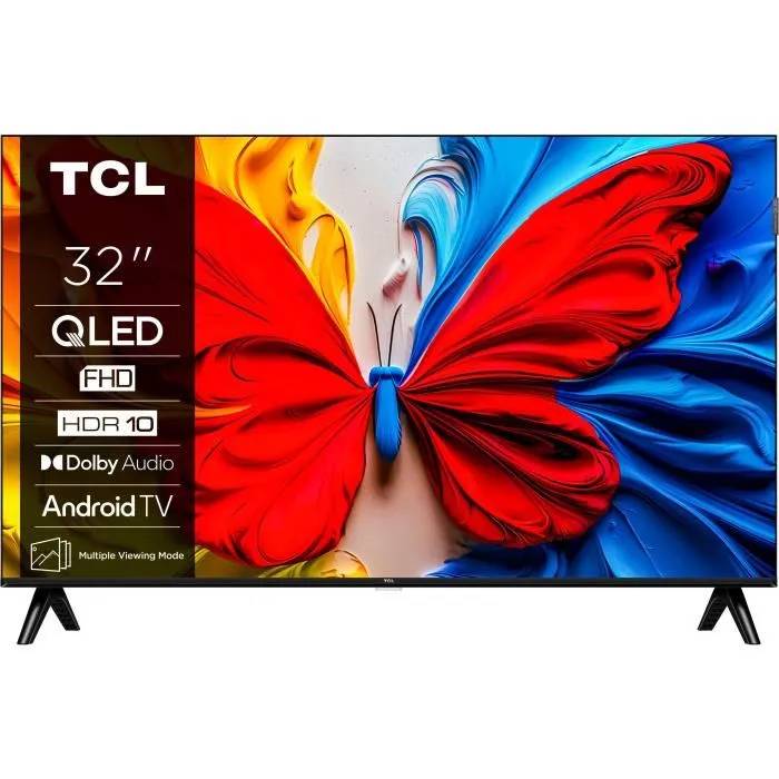 TCL 32S51K TV QLED 32 81 cm Full HD 1920x1080 HDR10 Android TV 2xHDMI 1.4 WiFi - vue 4