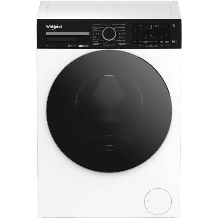 Lave linge hublot WHIRLPOOL WPM87WADSFR 8 kg Induction 1400 trsmin Autodose Vapeur Classe A - vue 3