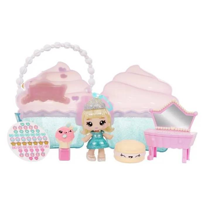 Yummiland Beauty Bag Playset + Lip Gloss Doll Cupcake Beauty Bag - vue 2