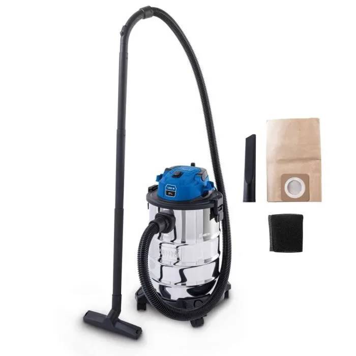 Aspirateur eau et poussière VC25 Cuve inox SCHEPPACH - vue 2