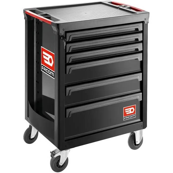 Servante ROLL FACOM ROLL.6NM3APB 6 tiroirs 3 modules par tiroir - vue 2