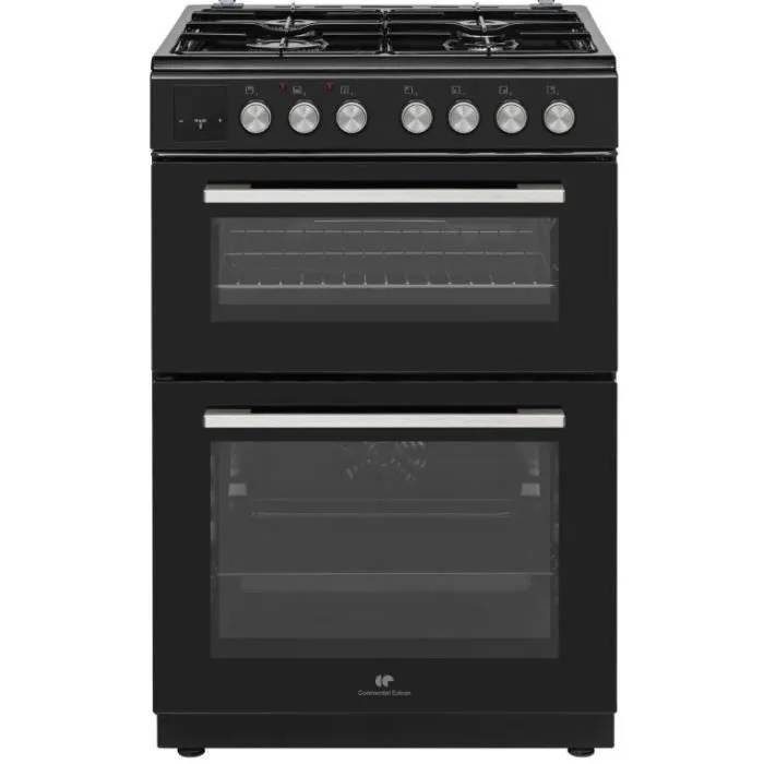 Cuisinière gaz CONTINENTAL EDISON CECDF6060IBD Double fours 4 feux L60 xP60 x H90 cm - vue 2