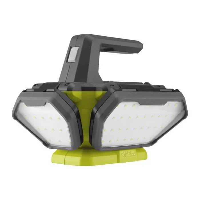 Spot LED 360° RYOBI 18V 3 intensités : 3 500 / 2 000 / 1 000 / 500 Lumens 4 panneaux lumineux - vue 2