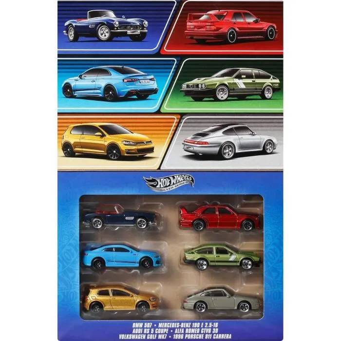 Hot Wheels Multipack Euro Style Petite Voiture et + Hot Wheels JBY79 - vue 2