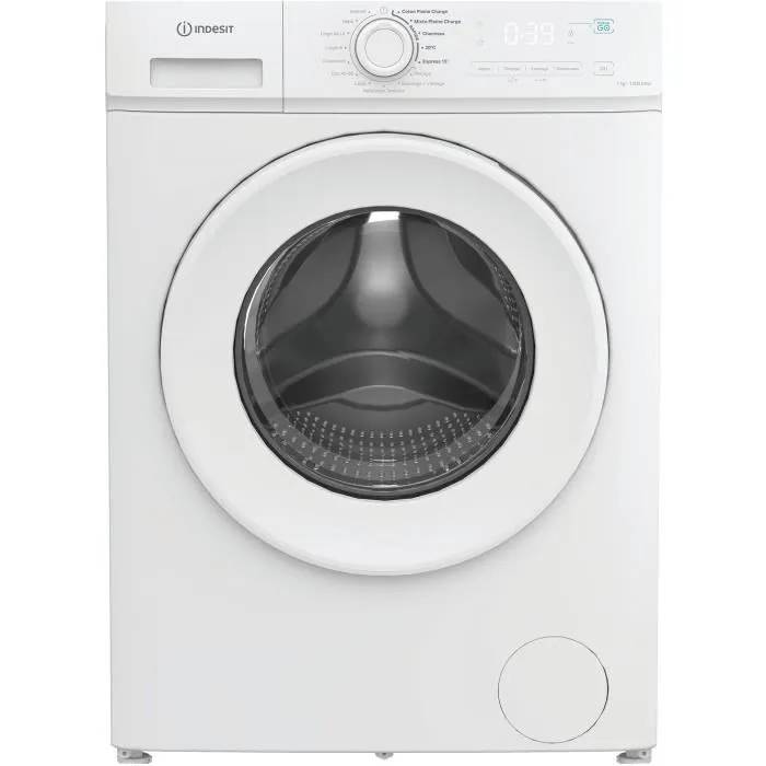 Lave linge hublot INDESIT IMA762MYTIMEFR 7 kg Induction 1200 trsmin Push&Go Classe A - vue 2