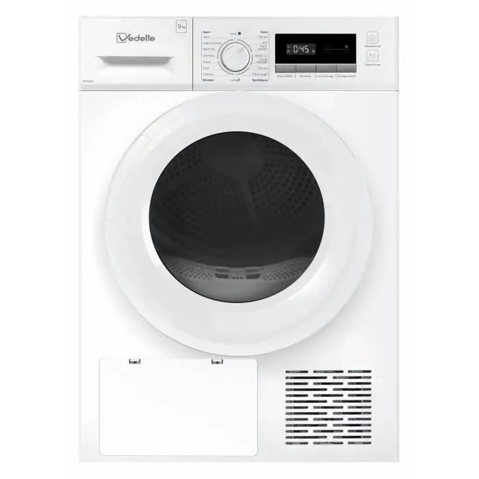 Sèche linge pompe à chaleur VEDETTE SFV594H 9 kg L60cm - vue 2