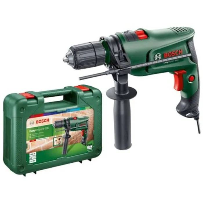 Perceuse à percussion - Bosch - EasyImpact 600 - 600 W - Mandrin à serrage rapide - Filaire