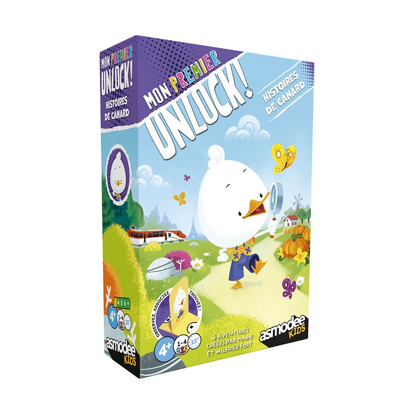 Jeu d'escape game Asmodee Mon Premier Unlock! Histoires de Canard - vue 2
