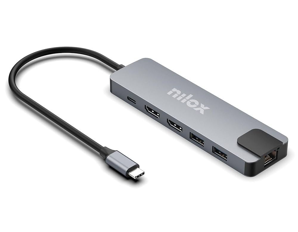 Hub USB Nilox NXDSUSBC08 Neuf - vue 2