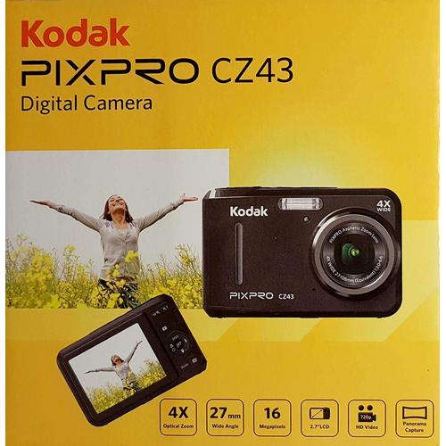 Kodak Pixpro - Cz43 - Appareil Photo Numerique Compact 16.44 Megapixels - Noir- Reconditionne