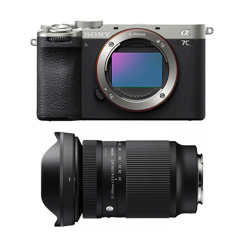 SONY Alpha 7C II + Objectif SIGMA 20 200mm f3.5 6.3 Contemporary Garanti - vue 2