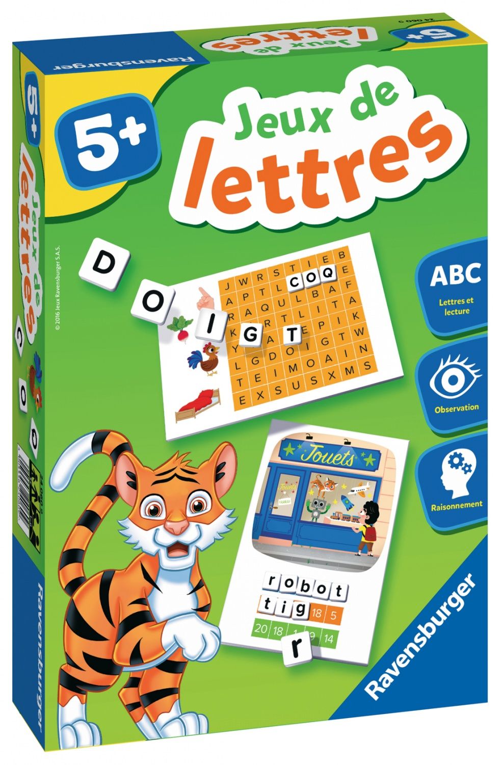 Jeux de lettres Jeu éducatif Initation à la lecture Ravensburger Dès - vue 2