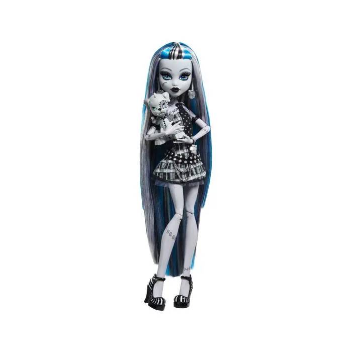 Monster High poupée Reel Drama Frankie Stein en Noir et Blanc