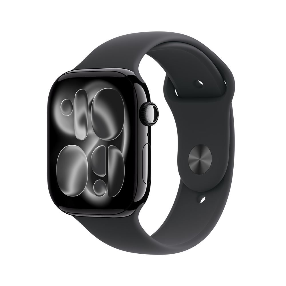 Apple Watch Series 11 - 46 mm - Aluminium / Noir de jais - M/L