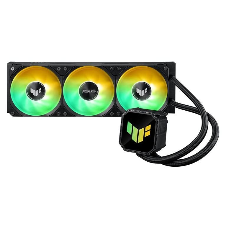 Refroidisseur liquide ASUS TUF Gaming LC III 360 ARGB LCD – AIO 360mm écran LCD 2.8” 3 ventilateurs 120 mm ARGB tubes gainés 400 mm Intel LGA185117001200 & AMD AM5AM4 - vue 4