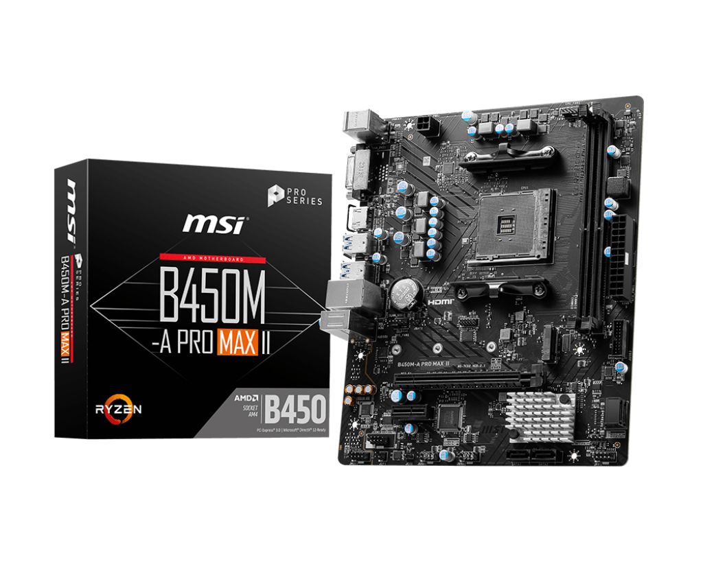 MSI B450M A PRO MAX II carte mère AMD B450 Emplacement AM4 micro ATX Neuf - vue 4