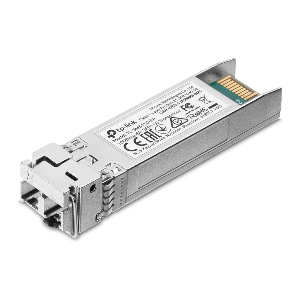 TP Link TL SM5110 SR Module transmetteur SFP+ 10GbE 10GBase SR LCUPC multimode jusqu'à 300 850 nm pour JetStream TL SG3428X TL SG3452XP V1