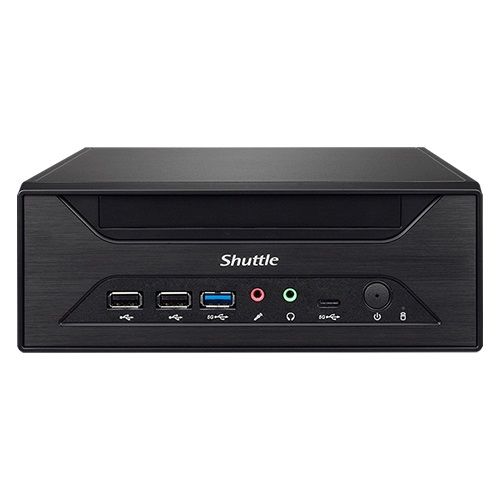 Shuttle XPC slim Barebone XH610 S1700 Intel H610 1xDP 1xHDMI 1x VGA 2x COM RS232 2x LAN 2.5G and 1G 1x slim 5.25 2x 3.5 2x .2 fonctionnement permanent 247 Neuf - vue 4