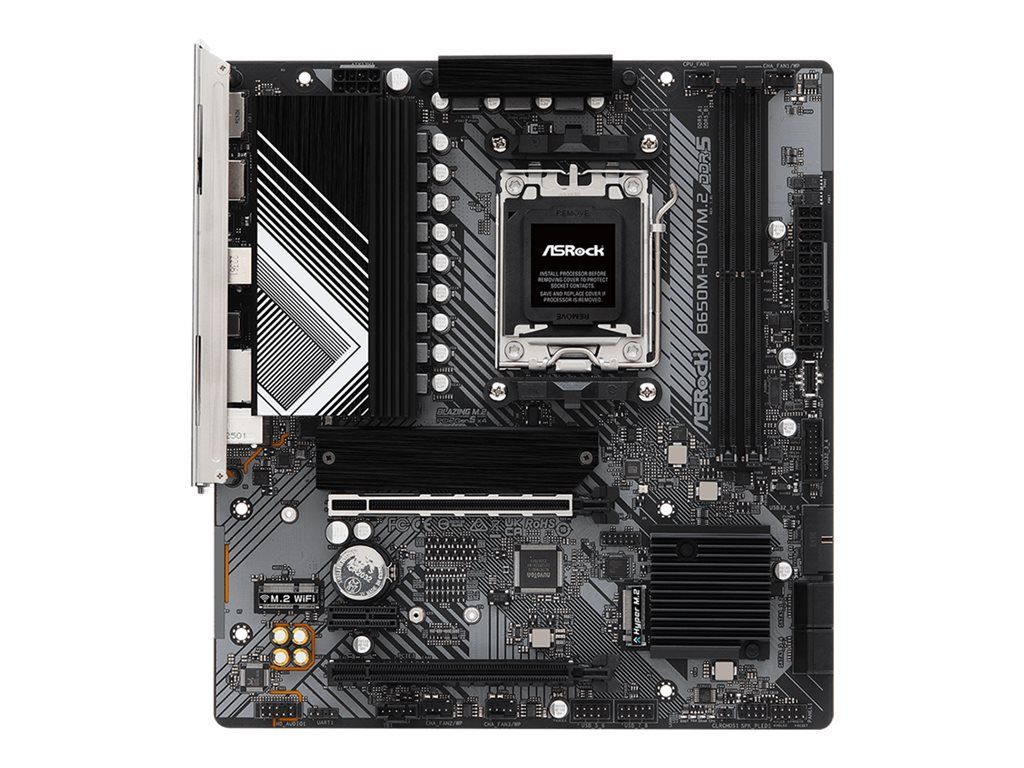 Asrock B650M HDV/ .2 AMD B650 Emplacement AM5 micro ATX Neuf - vue 4