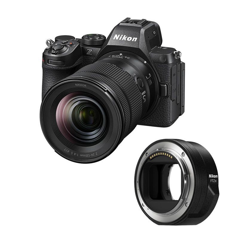 NIKON Z5 II + Objectif Z 24 120mm f4 Garanti + Adaptateur FTZ II - vue 2
