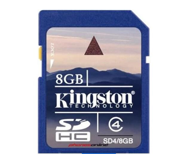 Kingston Digital carte SD SDHC 8Go SDHC Class 4 sans 'emballage BULK