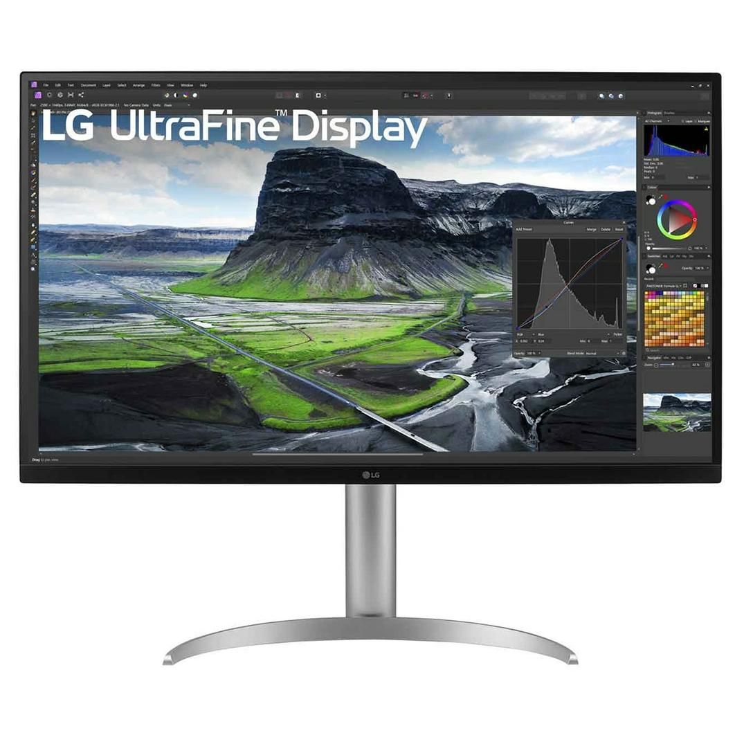 LG UltraFine 32UQ850V-W - UQ850V Series - écran LED - 32 - 3840 x 2160 4K @ 60 Hz - IPS - 500 cd/m² - 2000:1 - DisplayHDR 400 - 5 ms - 2xHDMI, DisplayPort, USB-C - haut-parleurs