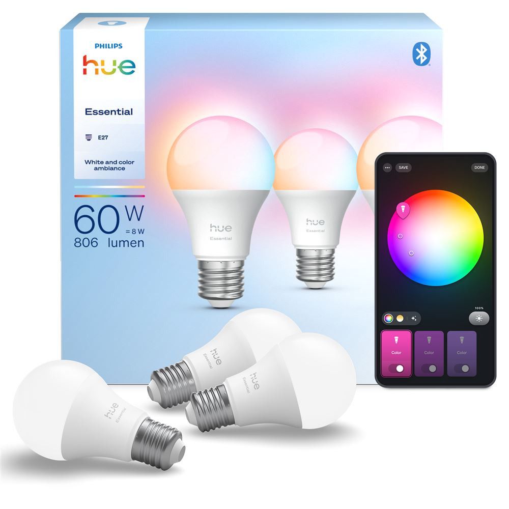 Philips Hue E WCA 806 A60 E27 3P EU - vue 4
