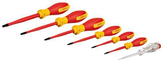 Bosch Professional Set de tournevis TX VDE avec testeur de phase unipolaire – 7 pièces - vue 2