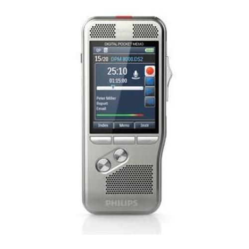 Philips Dpm 8300 Dictaphone Mémoire Interne Argent