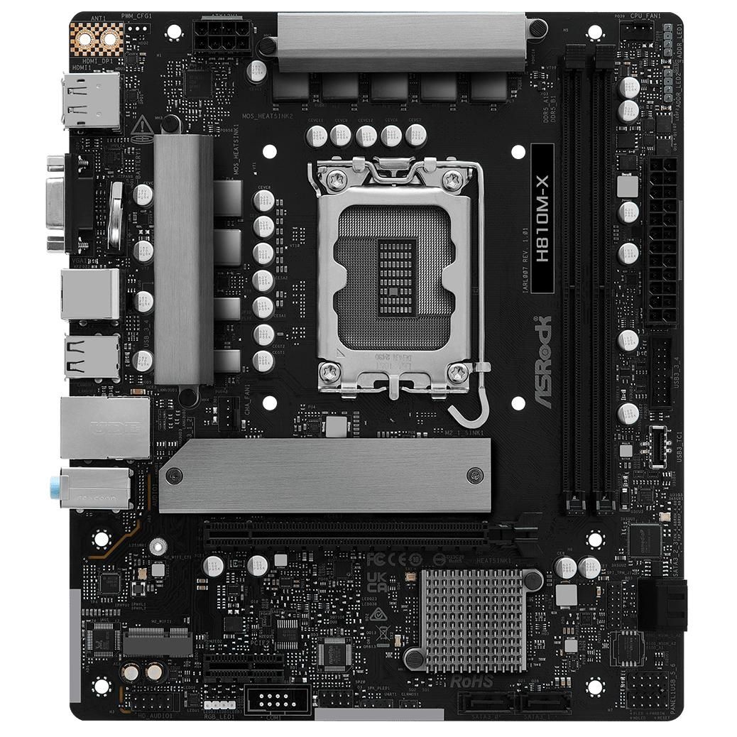 Asrock H810M X micro ATX Neuf - vue 5