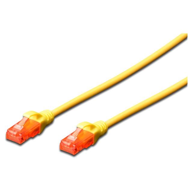 Digitus CAT6 UUTP 10m câble de réseau Jaune UUTP UTP