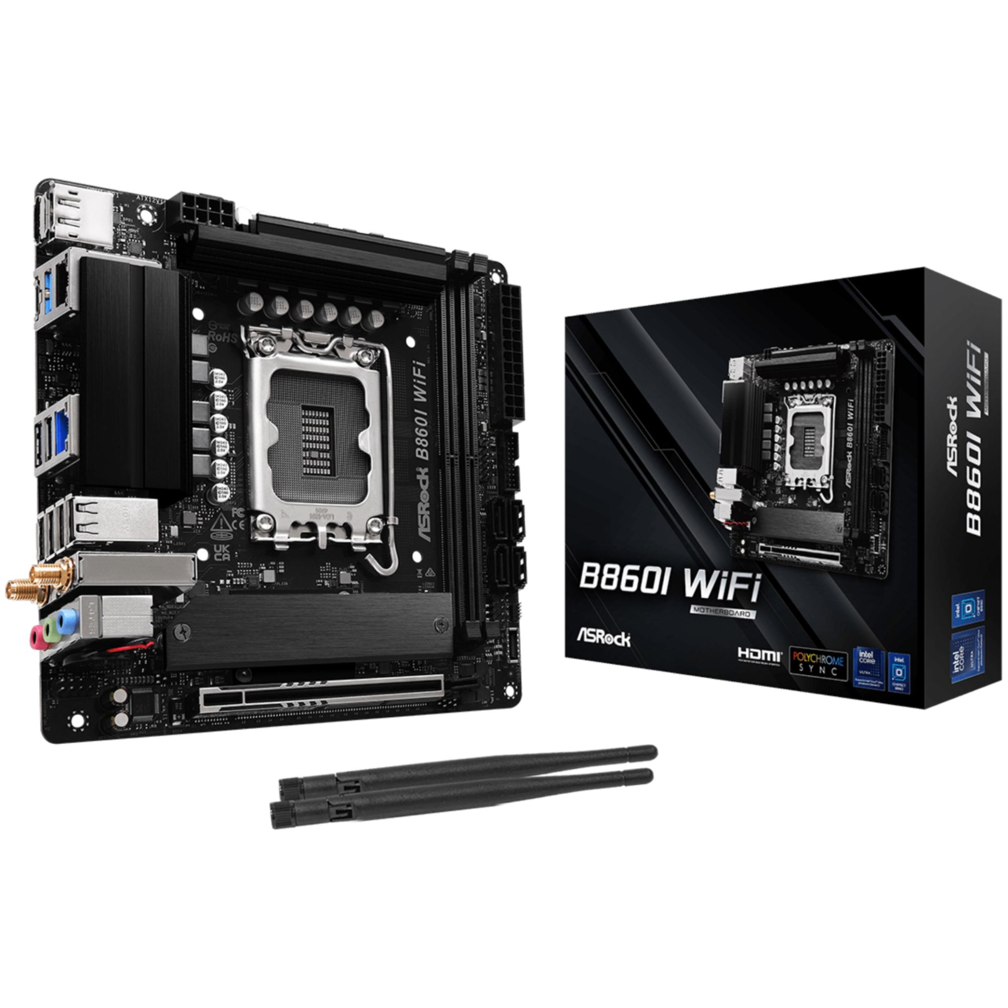Asrock B860I WiFi Intel B860 LGA 1851 Socket V1 mini ITX