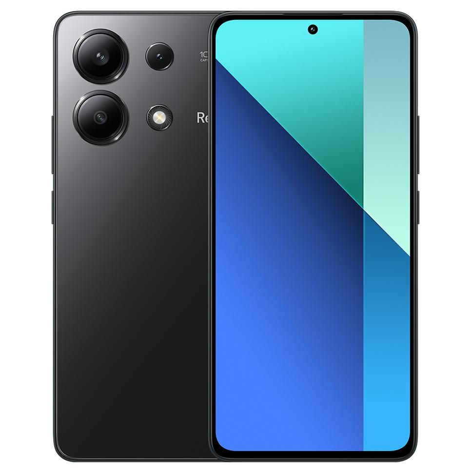 Xiaomi Redmi Note 13 6.67 Double SIM hybride Android 13 4G USB Type-C 8 Go 256 Go 5000 mAh Noir