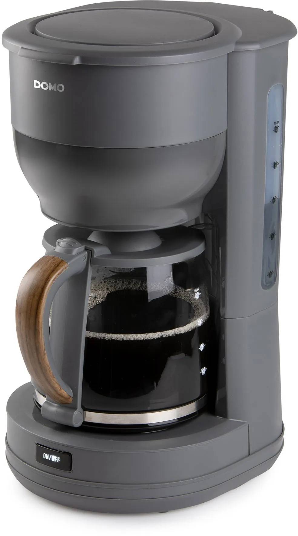 Cafetière filtre DOMO DO754K 125 10 tasses / Bois - vue 2