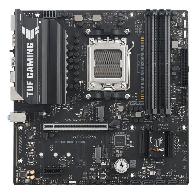 ASUS TUF GAMING A620AM PLUS Carte mère micro ATX Socket AM5 AMD A620A Chipset USB 3.2 Gen 1 USB C 3.2 Gen 1 USB 3.2 Gen 2 2.5 Gigabit LAN carte graphique embarquée unité centrale...