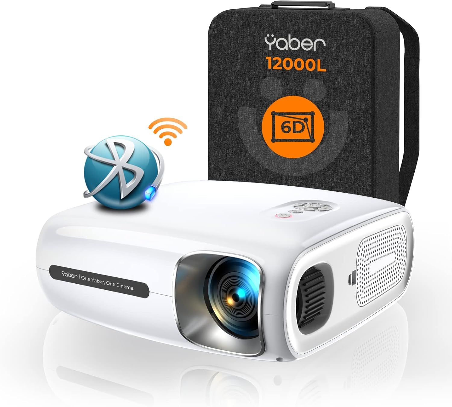 Vidéoprojecteur Wifi Bluetooth Pro V7 Full Hd Projecteur 4K Supporte 6D Correction Auto De La Distorsion Trapézoïdale Et 4P4D Retroprojecteur Pour PhonePs5Tv Stick - vue 2