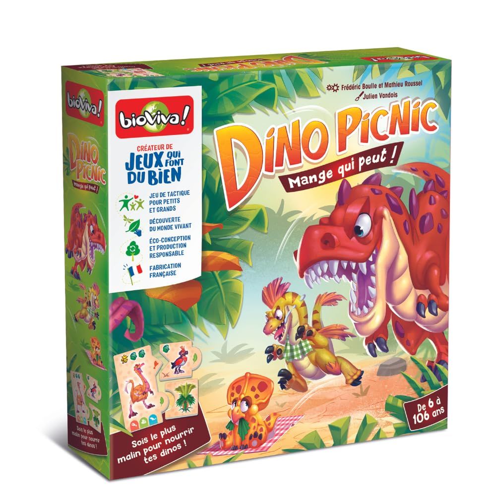 Bioviva Dino Picnic Jeu de famille - vue 2