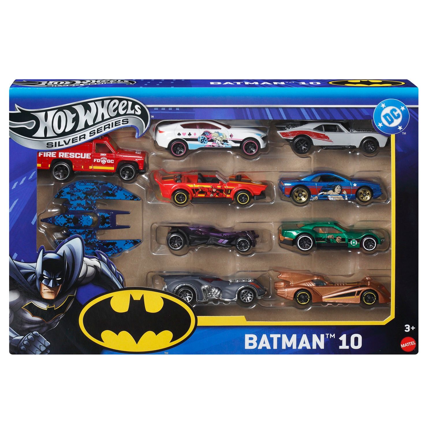 Coffret voiture 164 Hot Wheels Batman MATTEL