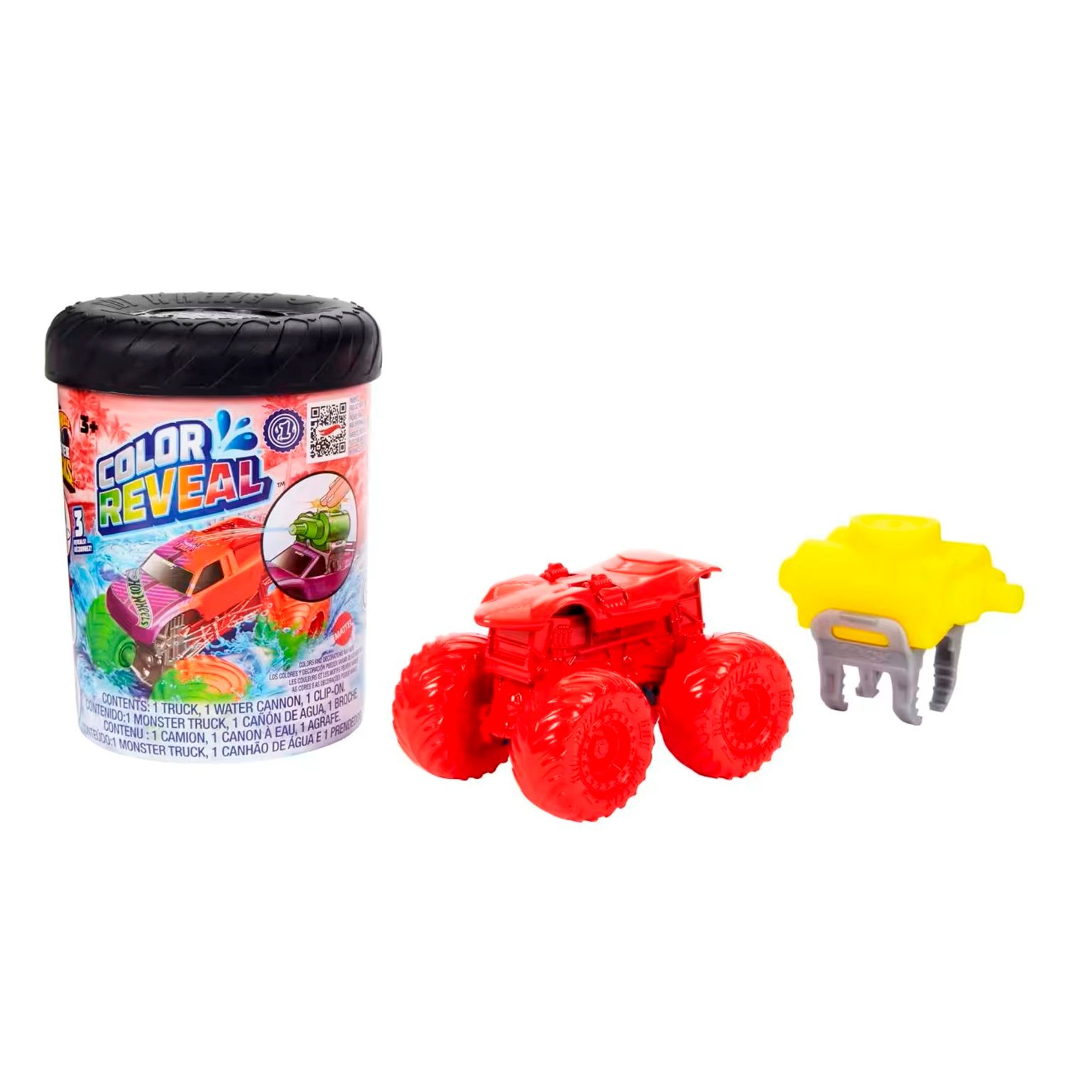 Hot Wheels Camion Monster Trucks Color Reveal