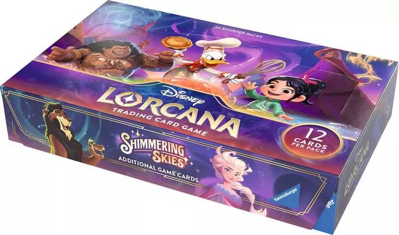 Disney Lorcana Tcg: Shimmering Skies Booster Display 24 Booster