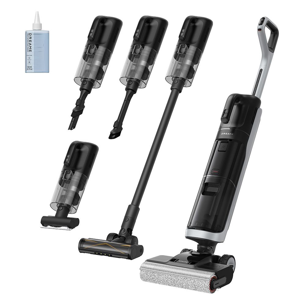 DREAME H14 Dual Aspirateur Balai Laveur 18k Pa Aspirateur eau et poussieres Fonctionnel multisurfaces 5 en 1