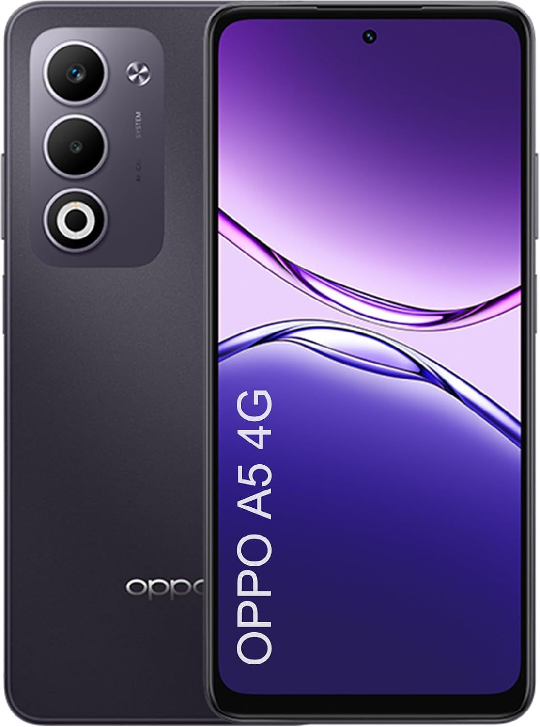 Oppo A5 (2025) Dual-SIM 128 Go Violet Minuit Oppo A5 (2025) Dual-SIM 128 Go Violet Minuit