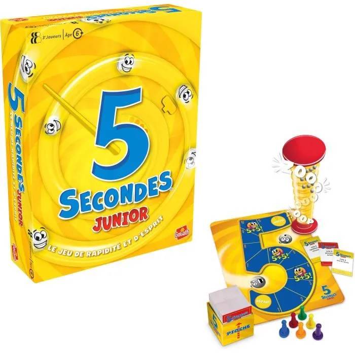 5 Secondes junior Jeu dambiance et de rapidité GOLIATH Dès - vue 2