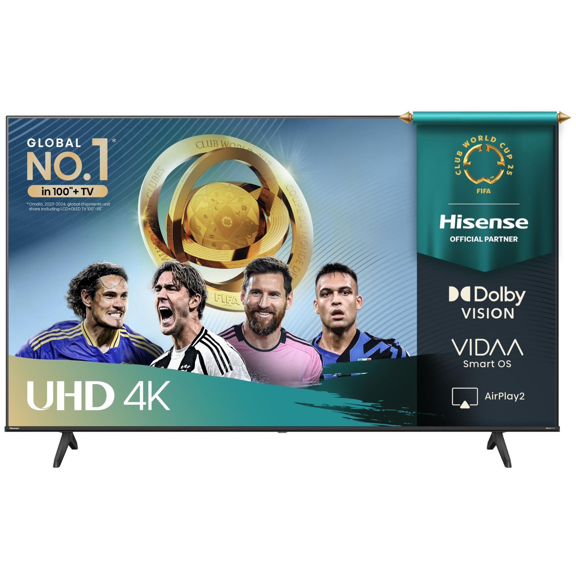 Hisense 55A6Q TV 55 4K Ultra HD Smart TV Wifi Noir 300 cd/m²