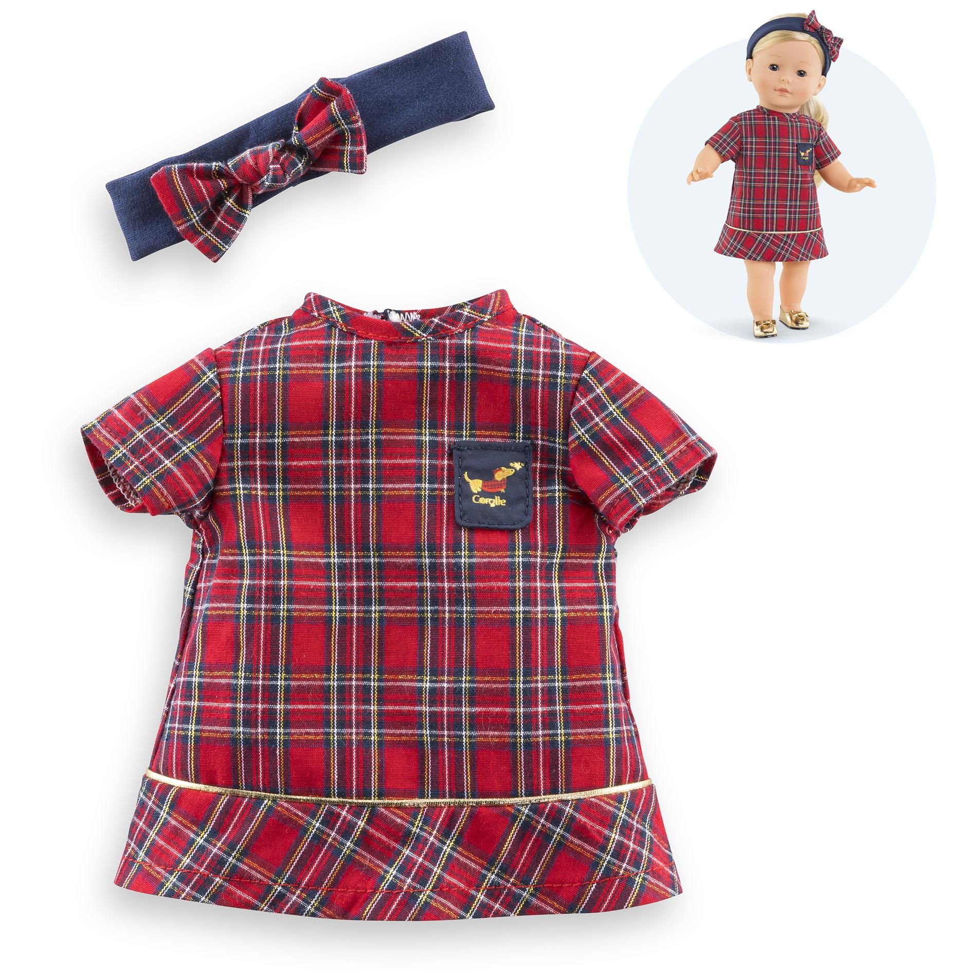 Robe et Bandeau en Fêtes Vêtements pour Poupée 36cm - vue 9