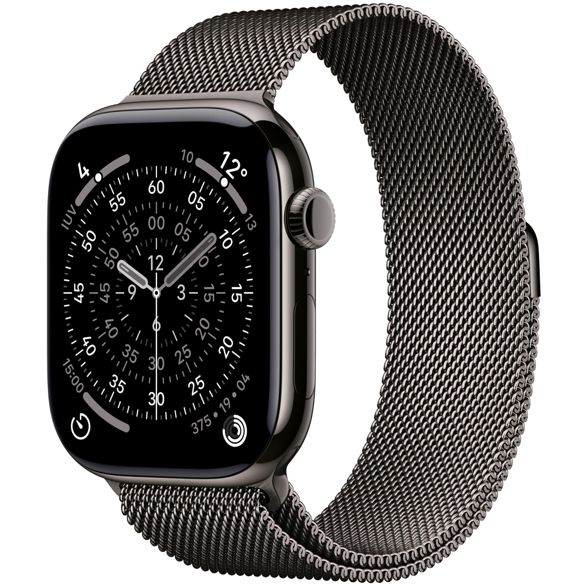 Apple Watch Series 11 OLED 46 mm Numérique 416 x 496 pixels Écran tactile 5G Titane Wifi GPS (satellite)