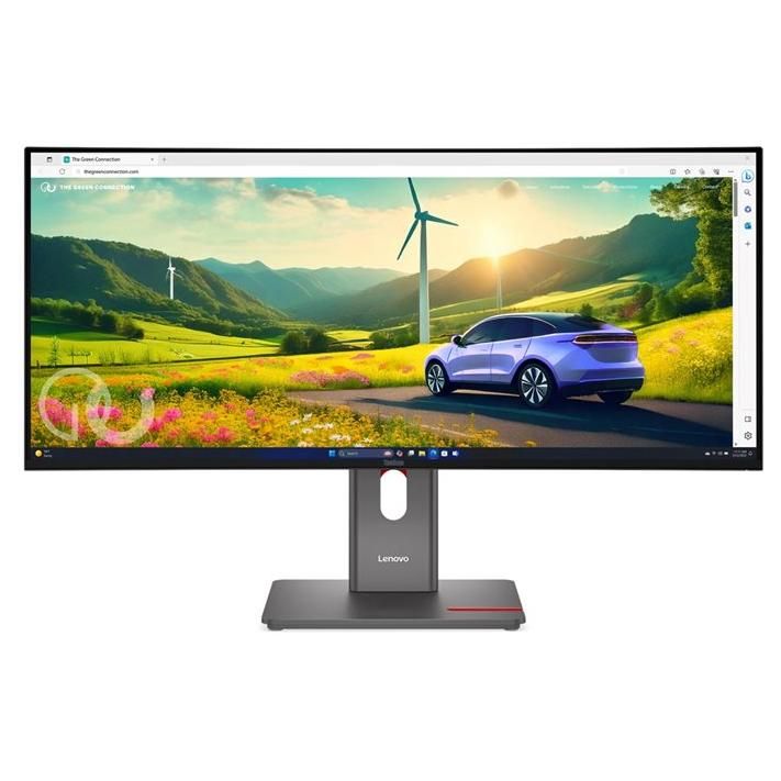 Lenovo ThinkVision P34WD 40 Écran LED incurvé 34 3440 x 1440 @ 120 Hz IPS 350 cdm² 2000:1 DisplayHDR 10 4 ms HDMI DisplayPort USB C eclipse