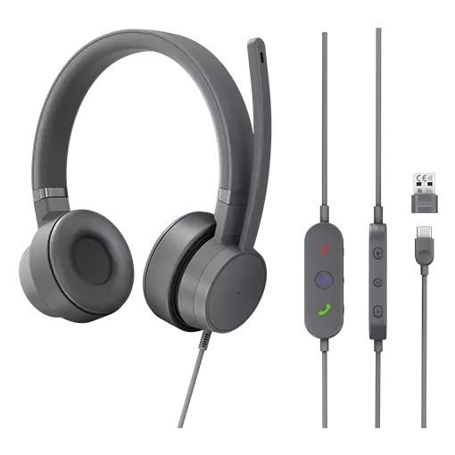 Casques Lenovo avec Micro - vue 2